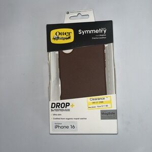 Otterbox Symmetry Series Cactus Leather‎ Material iPhone 16 -Brown
